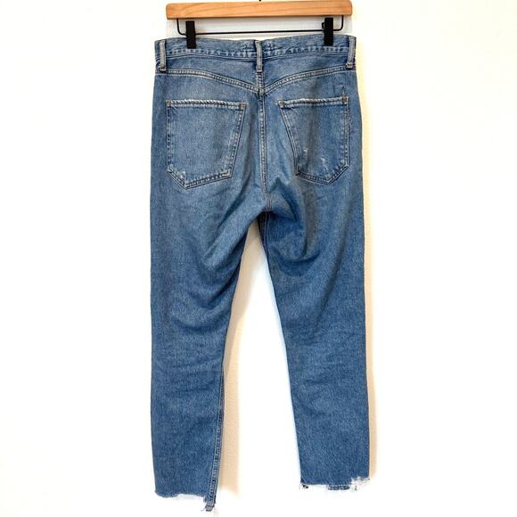 Agolde Jaime Distressed High Rise Denim Jeans Size 27 - Picture 5 of 13
